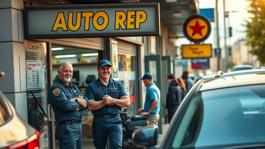 auto repair shop advertising strategies welcoming local exterior