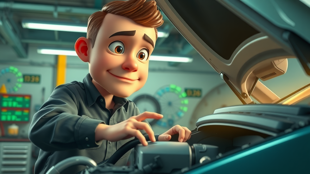 auto repair shop mechanic explaining 3 C